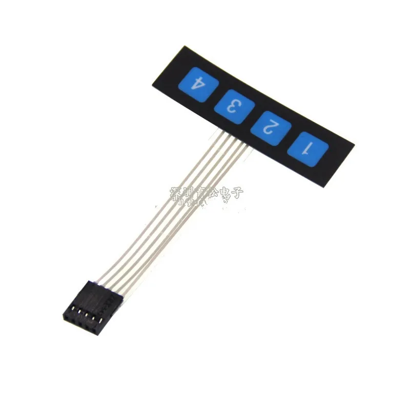 1 ряд 4 кнопка переключателя мембраны/Матрица клавиатуры/мембраны кнопки/панель