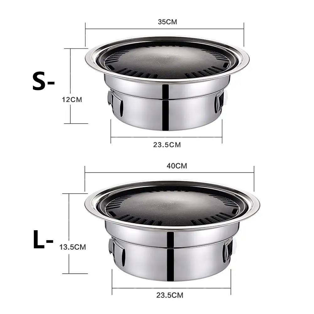 Корейские пекарские подносы для пикника 6 шт. портативная гриля на открытом