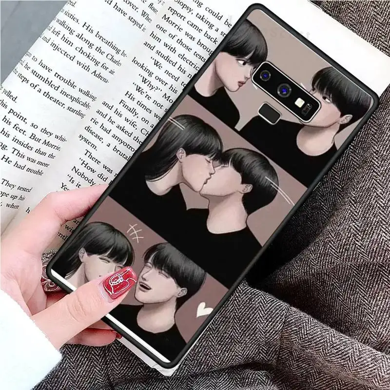 

Funny sweet beautiful couple Phone Case For Samsung Galaxy S8 S9 S10 Plus S10E Note 3 4 5 6 7 8 9 10 Pro Lite cover funda coque