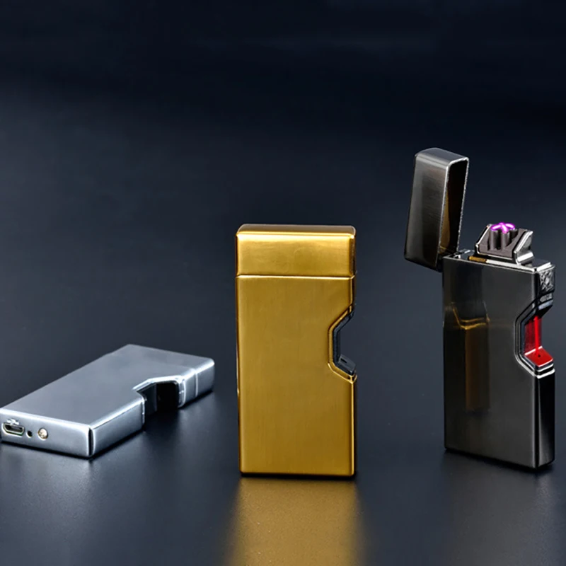 Перезаряжаемая USB-зажигалка инфракрасная Лазерная Индукционная ветрозащитная