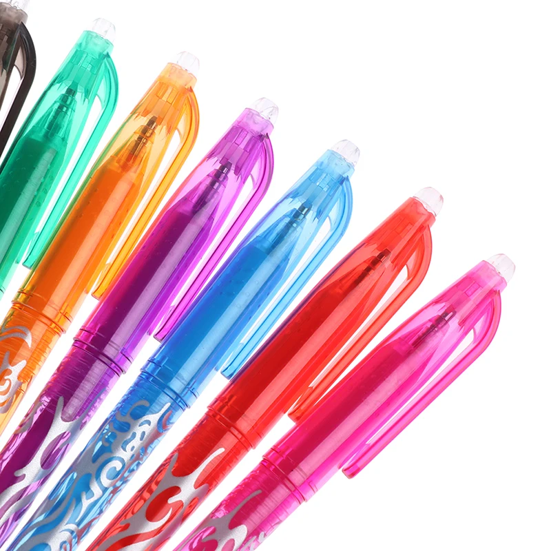 

1PC 0.5mm erasable pen gel pen school office writing supplies stationery 8 Colors