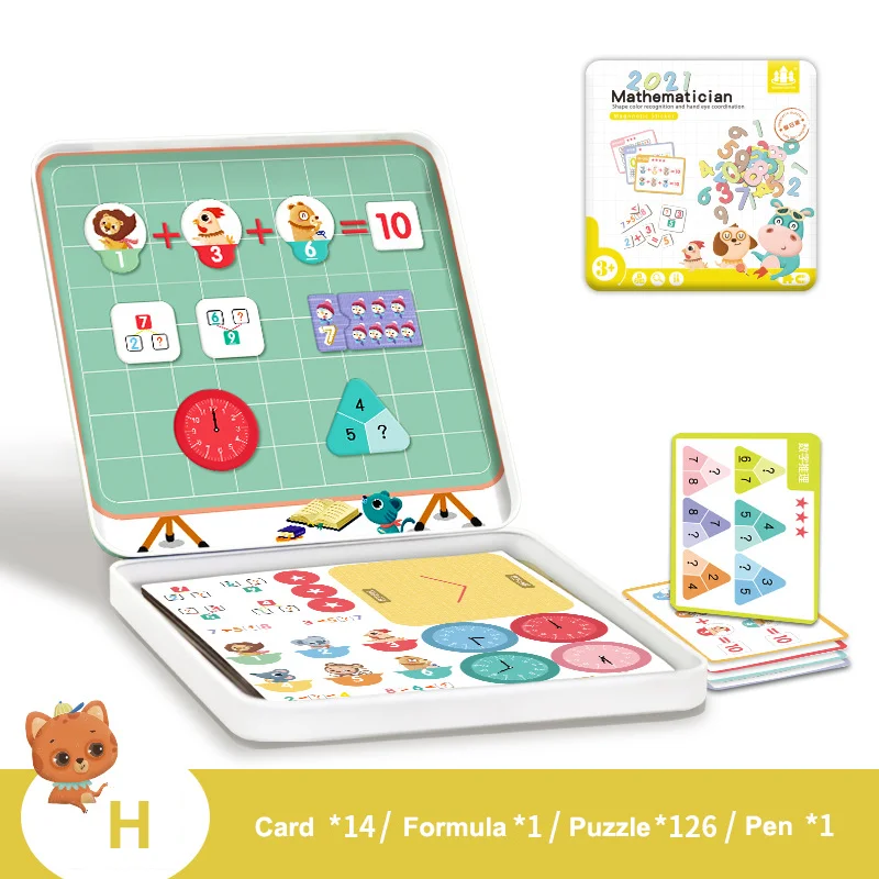 Детский Умный Магнитный пазл-головоломка 3D обучающая доска для рисования