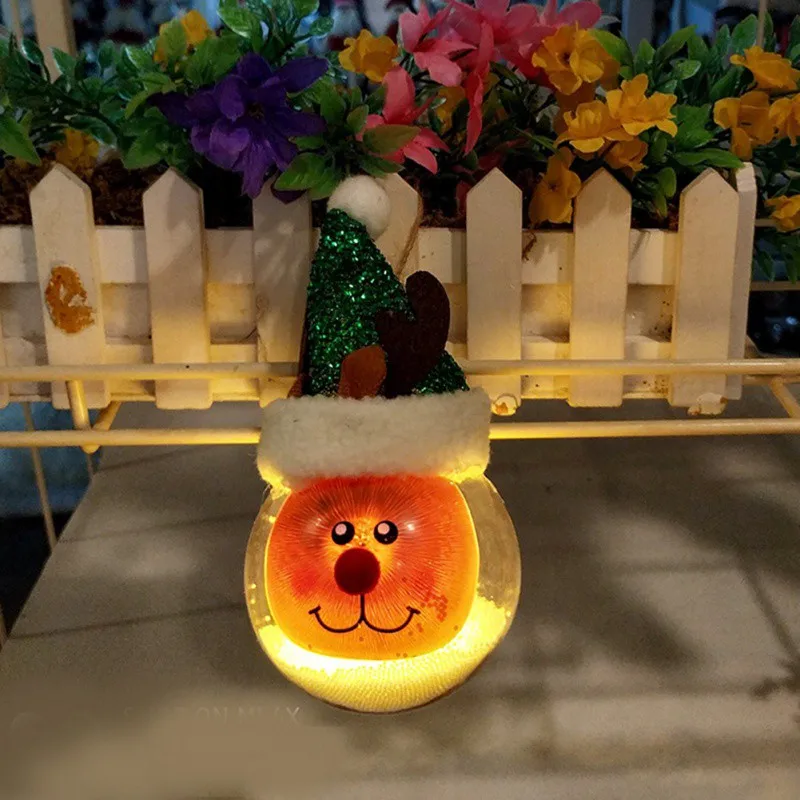 Пустотелый Прозрачный Рождественский шар с шляпой милый для украшения