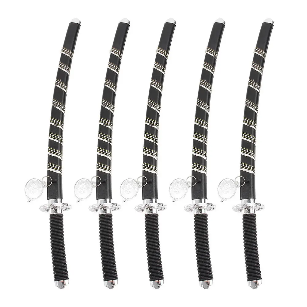 1 комплект 5 шт. японский самурай игрушки мечи креативный Косплей Реквизит