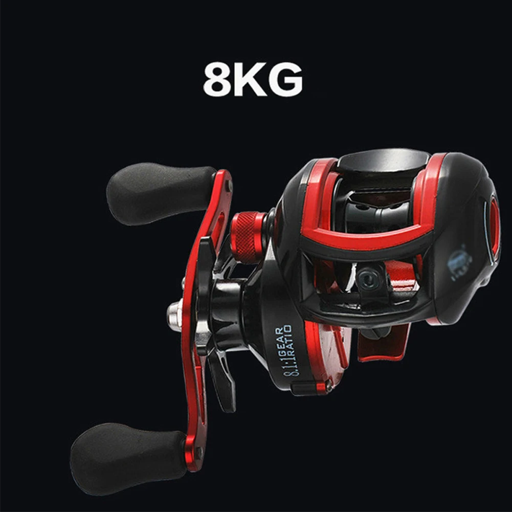 18*1BB Metal Baitcasting Fishing Reel 8.1:1 Long Shot Left / Right Hand Wheel Body Keeper Accessories Tools | Спорт и развлечения