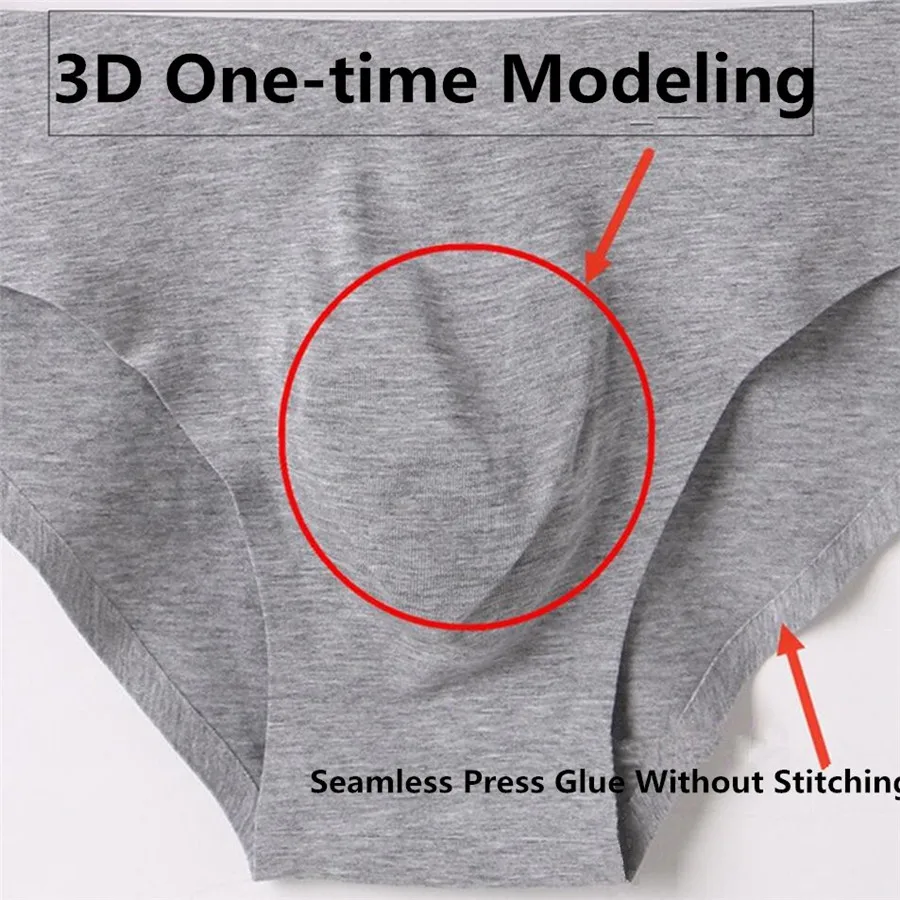 Брендовое Сексуальное белье Для мужчин трусы Модальные комфортные размера плюс s