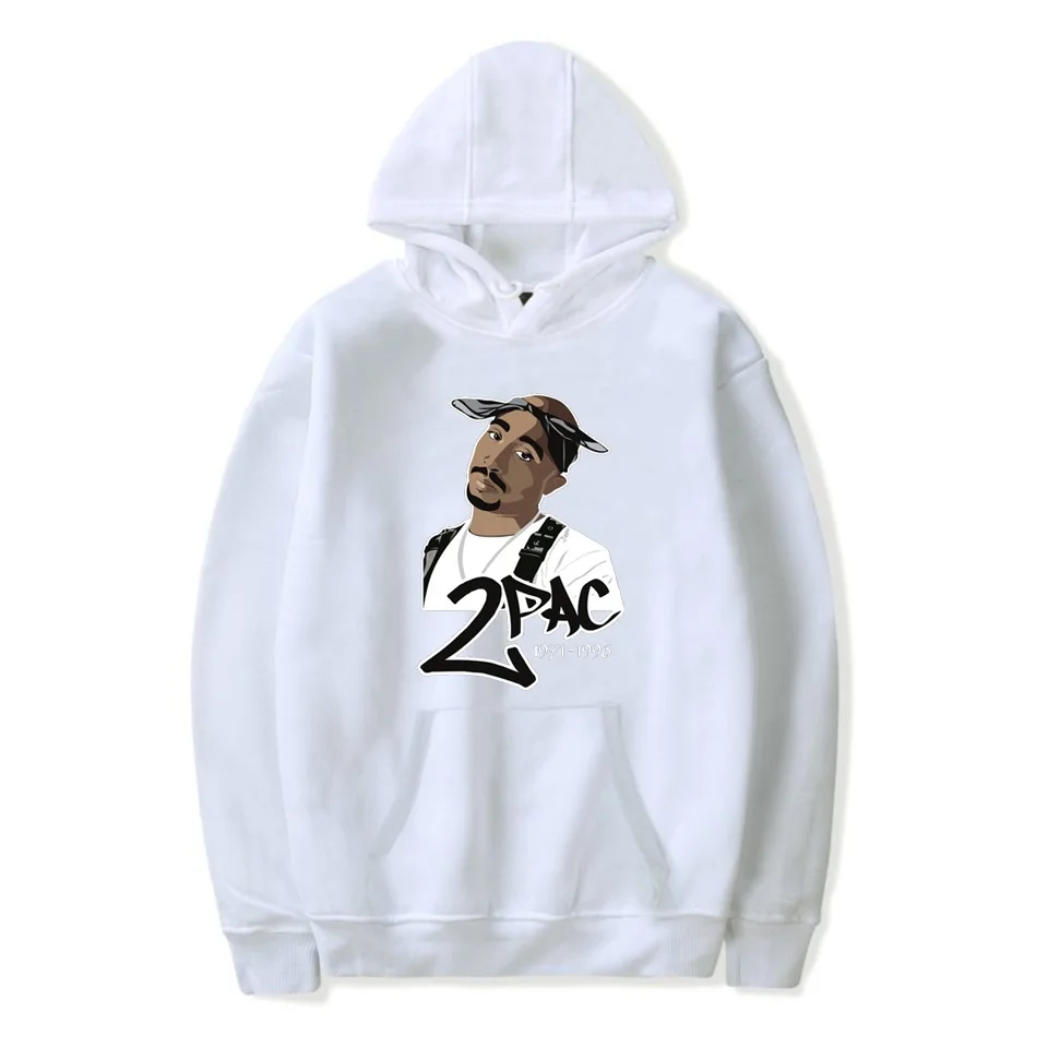Уличная одежда толстовки 2Pac Tupac Мужская толстовка с капюшоном мужской зимний