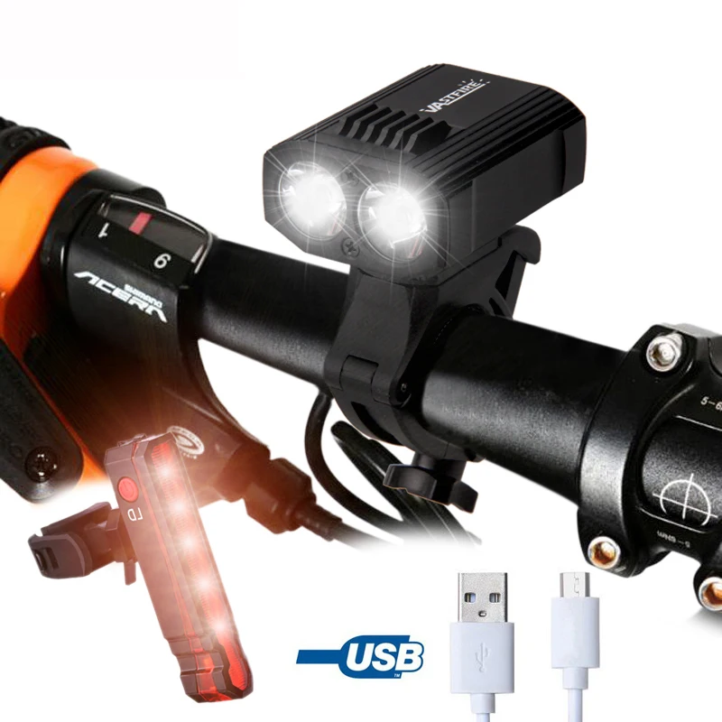 Водонепроницаемый передний велосипедный Фонари велосипед светодиодный