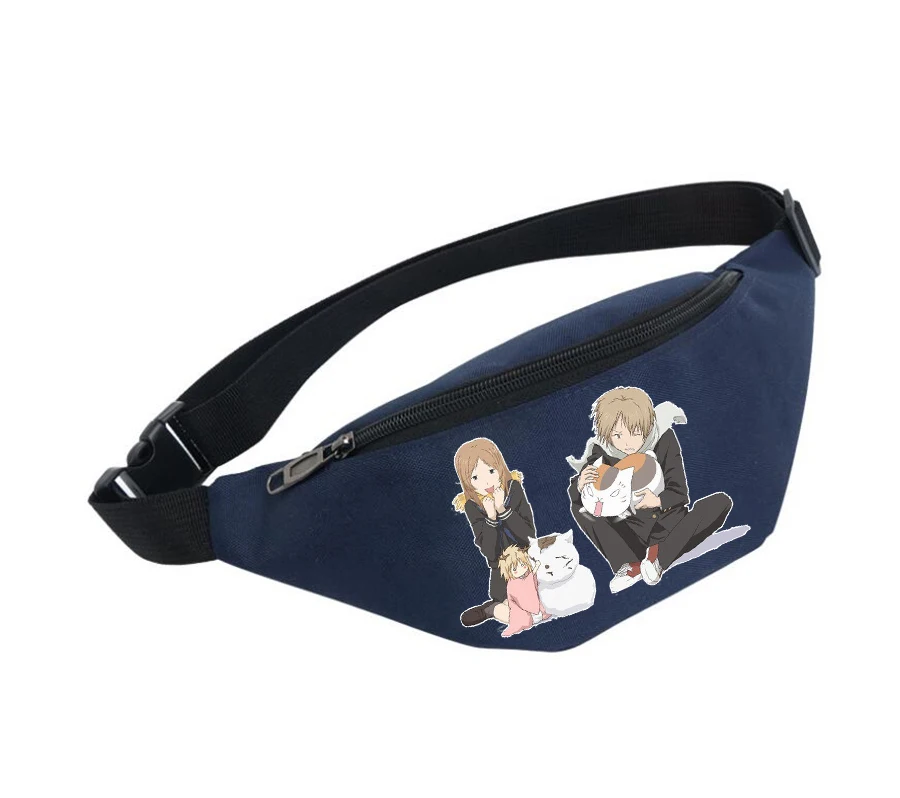 

Unisex Fanny Pack women Belt Waterproof Chest Handbag Waist Bag Ladies Waist Pack Belly Bags For Natsume Yuujinchou