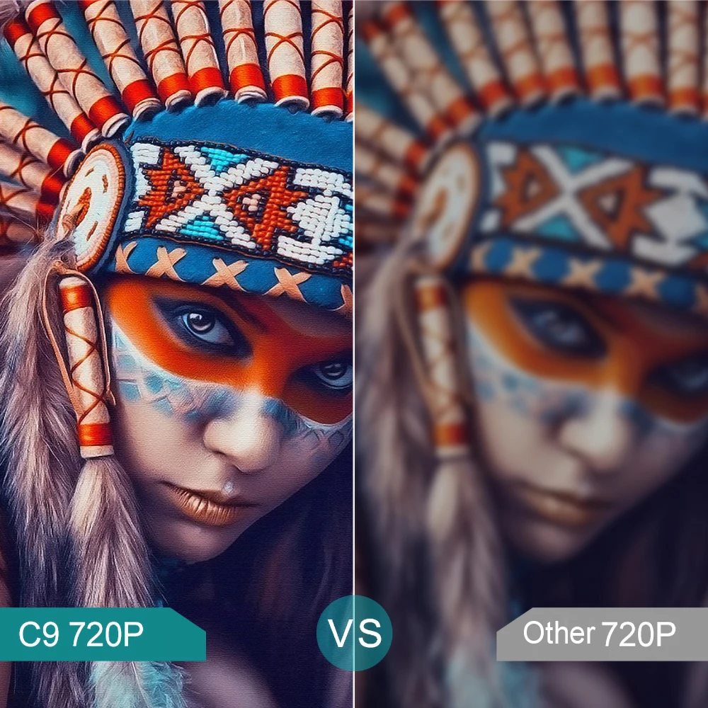 Проектор с ЖК-дисплеем 2800 люмен поддержка 1080P вход несколько портов Портативный