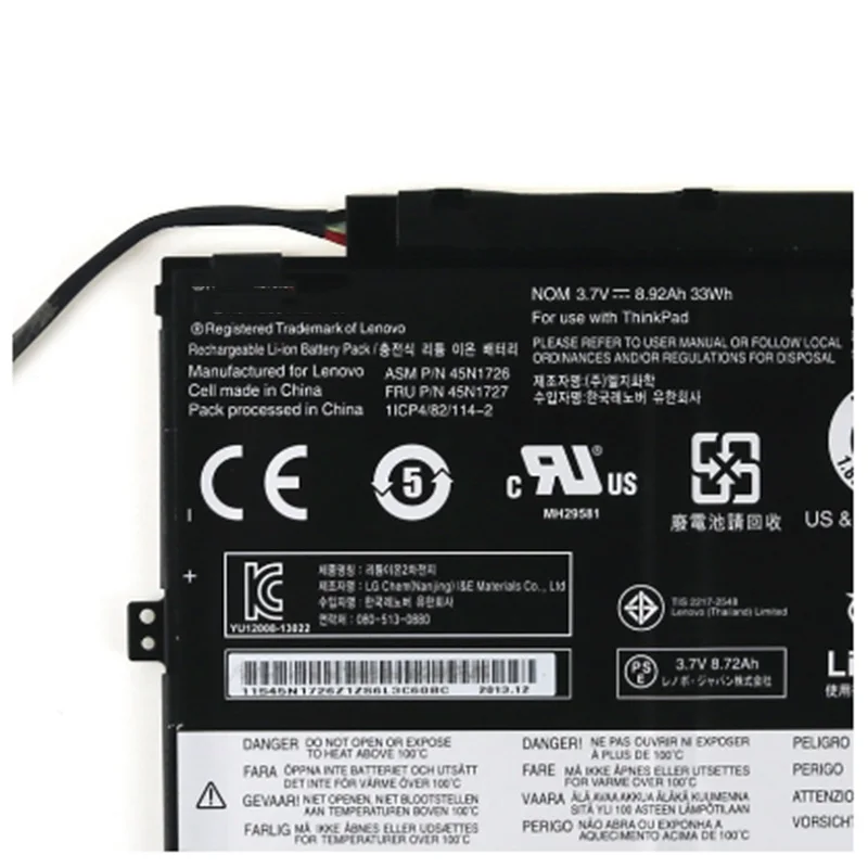 3 75v 33wh 45n1728 original laptop battery for lenovo thinkpad tablet 10 45n1732 45n1733 45n1726 45n1727 1icp483113 45n1728 free global shipping