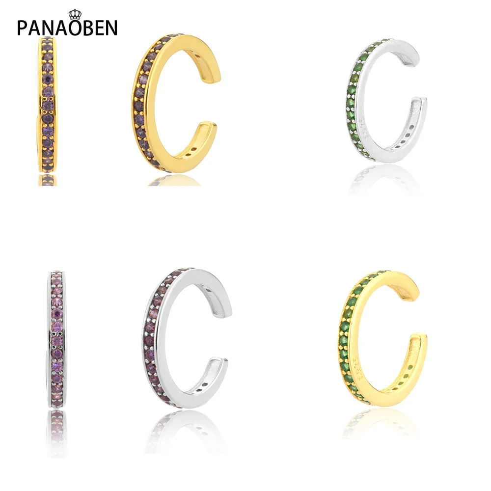 

Женские серьги-манжеты из серебра 925 пробы с фианитами