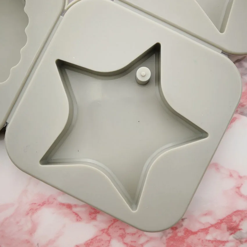 Силиконовая форма для ароматерапии Две звезды двумя цветочками из серии