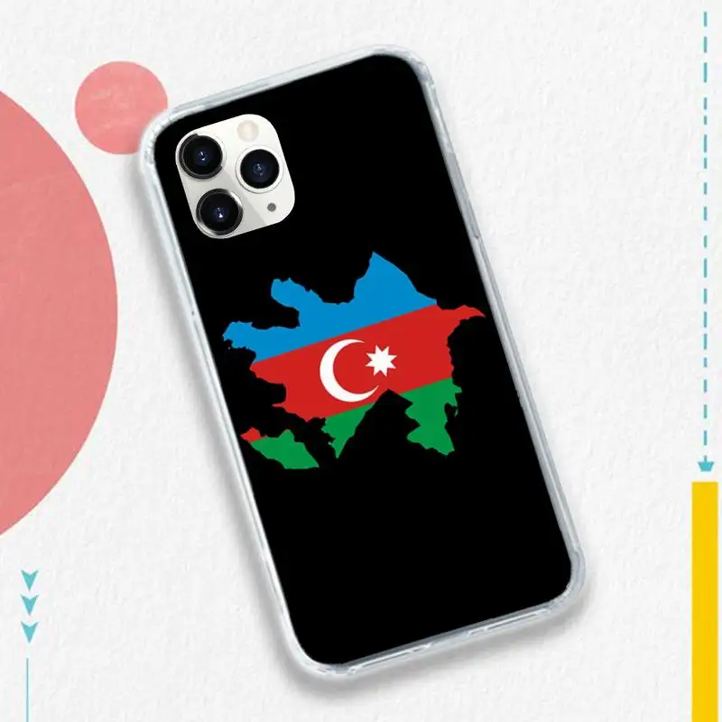 

Azerbaijan buta flag pattern Phone Case for iPhone 11 12 pro XS MAX 8 7 6 6S Plus X 5S SE 2020 XR