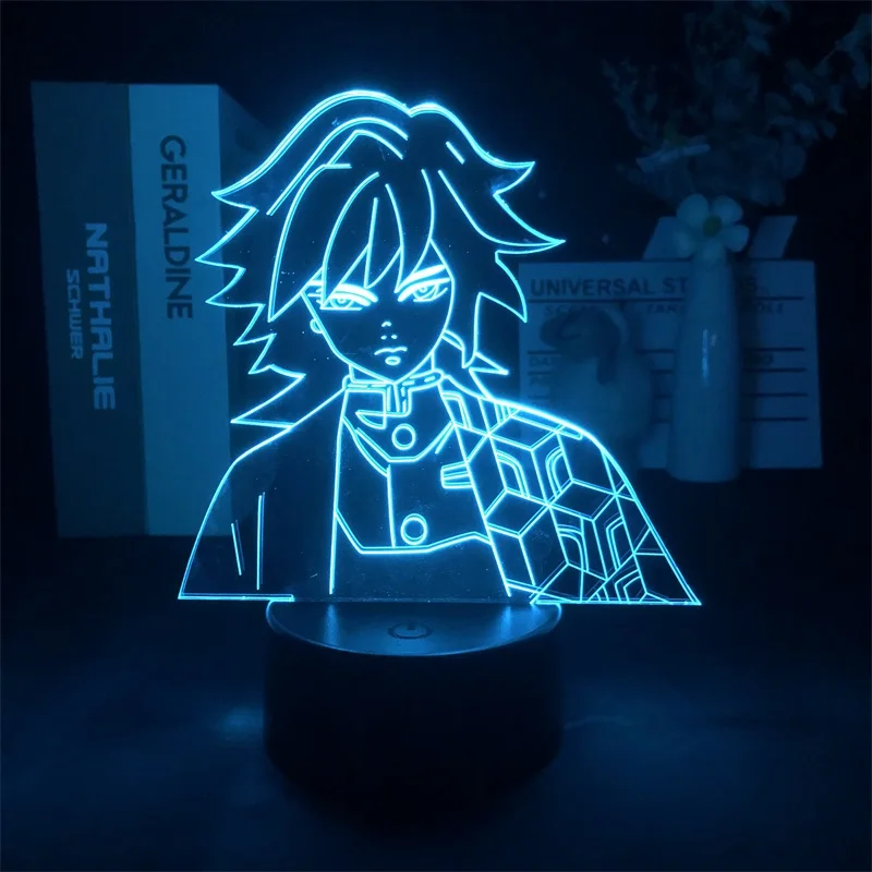 

Токийский Мстители Baji Keisuke японское аниме Манга 3D светодиодный ночсветильник будильник базовое украшение проектор для детей