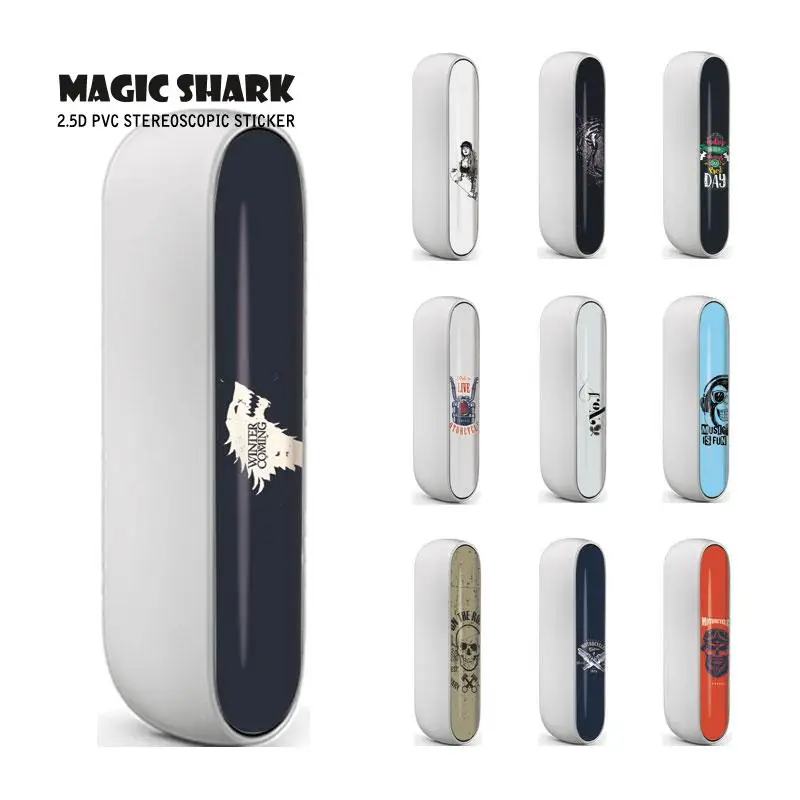 Магия акулы Новинка Череп Тигр наступает зима наклейка на мотоцикл для