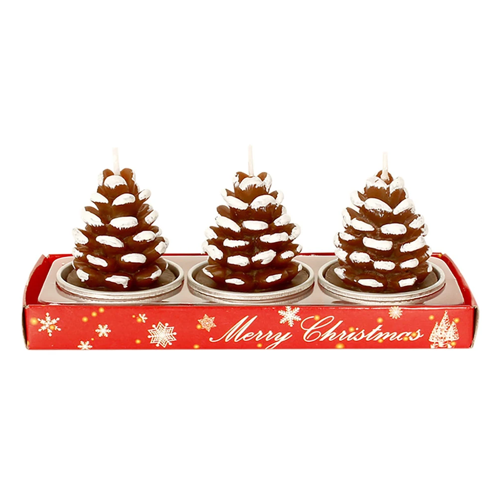 Комплект из 3 предметов рождественские свечи Санта дом снеговика Рождественская