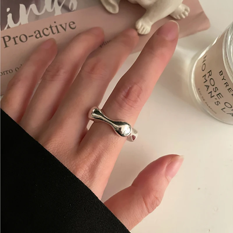 

Женское кольцо из серебра 925 пробы, с геометрическим рисунком