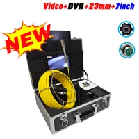 new 7inch pipe drain underground plumbing inspection camera with 23mm camera head 20 50m cable sewer video endoscope