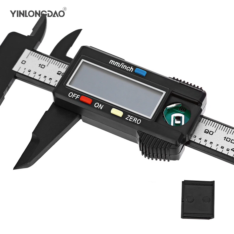 Электронный цифровой штангенциркуль нутромер из углеродного волокна микрометр