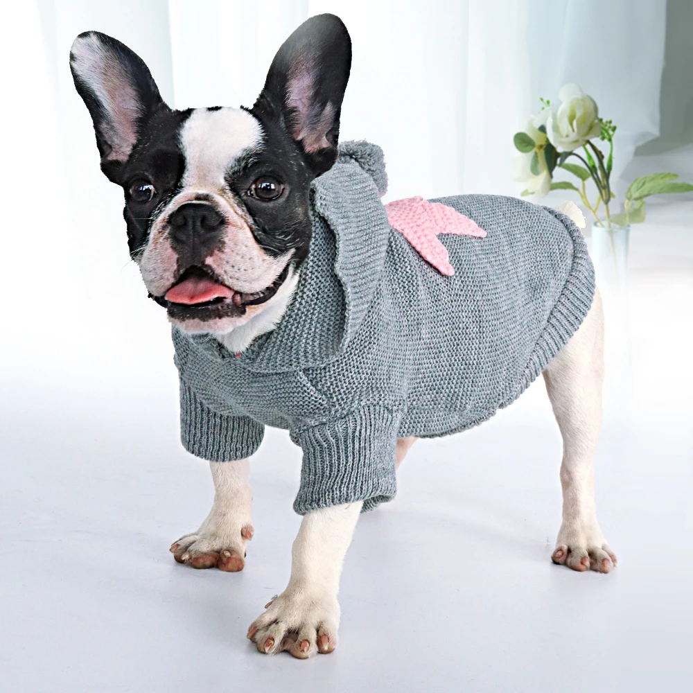 Зимняя теплая одежда для кошек домашних животных свитер котят костюм пальто