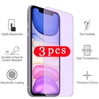 Закаленное стекло с защитой от синего света для iphone 6 6S 7 8 plus X XR XS 11 pro MAX SE 2020, Защитная пленка для экрана телефона, 3 шт.