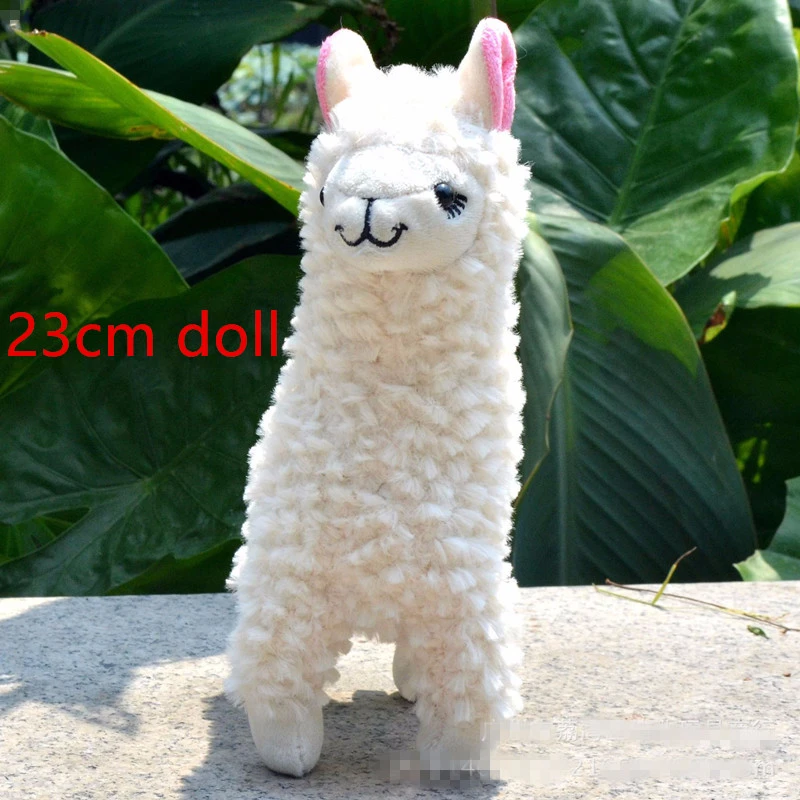 D doll Новая светящаяся плюшевая игрушка Альпака ламы, плюшевая игрушка, светодиодная Радужная альпака, светящаяся игрушка Alpacasso для детей, подарки на день рождения - Цвет: D doll