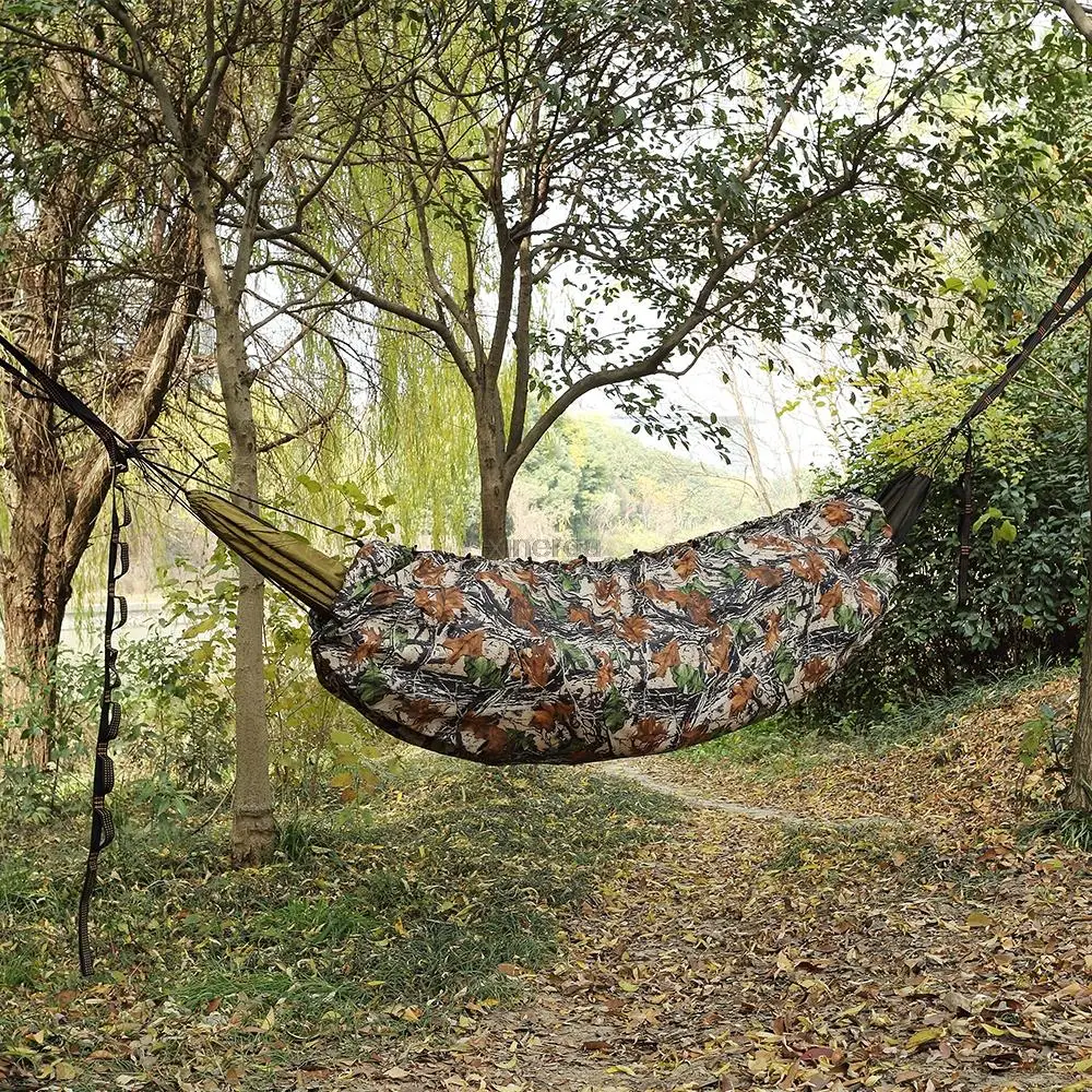 

Уличный многофункциональный гамак под стеганое одеяло, легкое покрывало для кемпинга, полная длина, под одеяло, спальный мешок