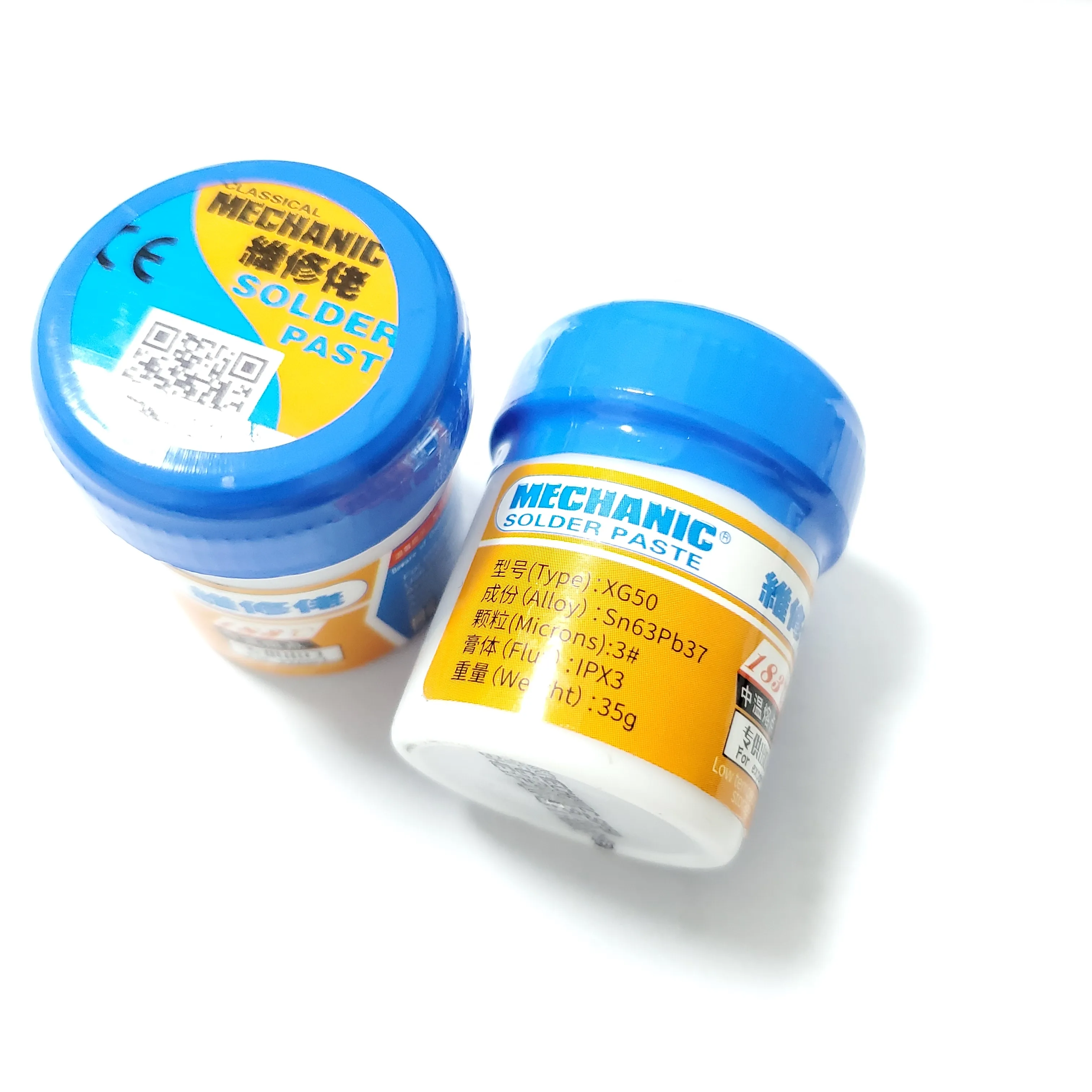 New Arrival 2PCS/Lot MECHANIC Solder Flux Paste Welding Tin Cream Sn63 XG-50 Packing from MCN-300 | Инструменты