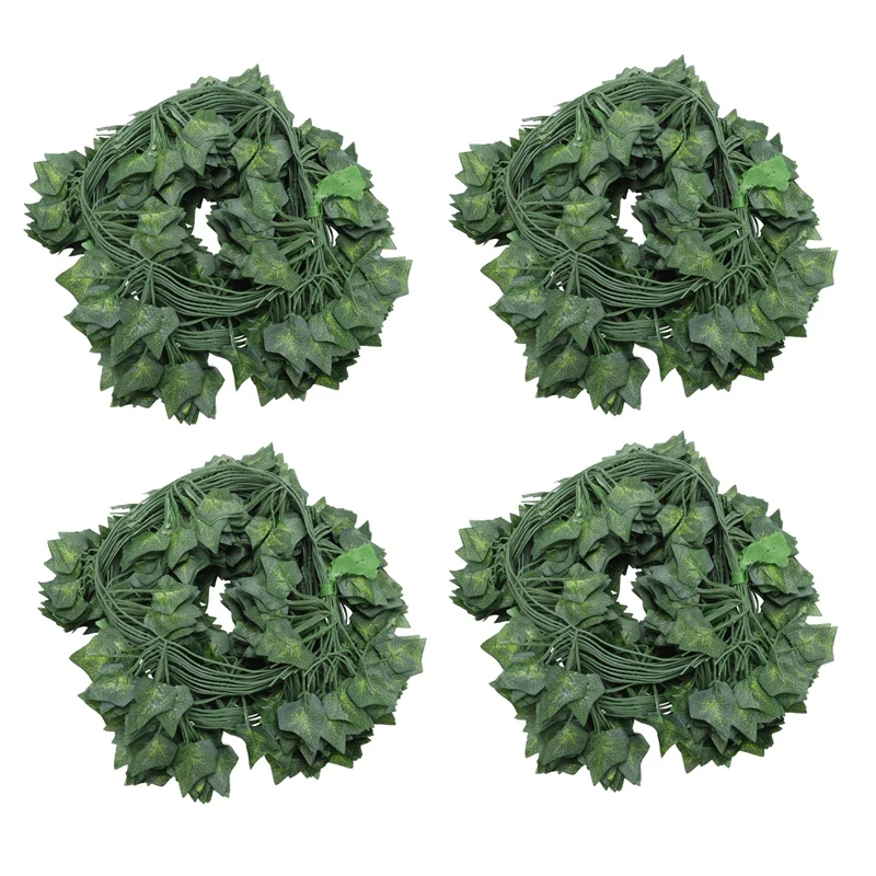 

48 x artificial plants of vine false flowers ivy hanging garland for the wedding party Home Bar Garden