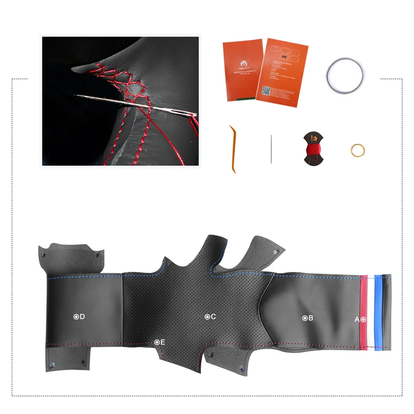 MEWANT Black Genuine Leather Car Steering Wheel Cover for Infiniti G G25 G35 G37 EX EX35 EX37 Q Q40 Q60 QX50 Nissan Skyline | Автомобили и