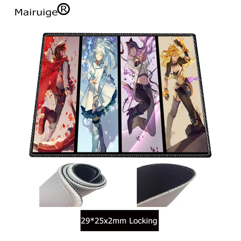 250X290X2MM Mairuige Moon RWBY Рубиновая роза большой коврик для мыши PC компьютерный коврик Размер для 300*800/400*900 см большой игровой коврик для мыши коврик - Цвет: 250X290X2MM