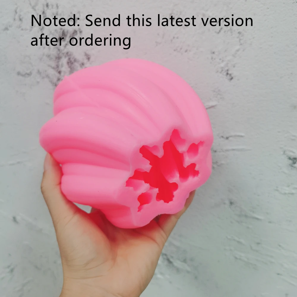 Irregular geom&eacute;trica onda giro vela moldes cono abstracto arte decorativo raya ondulada Pilar moderno velas molde de silicona-5