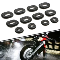 12 pcs motorcycle rubber grommets bolt pressure relief cushion kit for yamaha honda cb cl xl suzuki fairings moto accessories