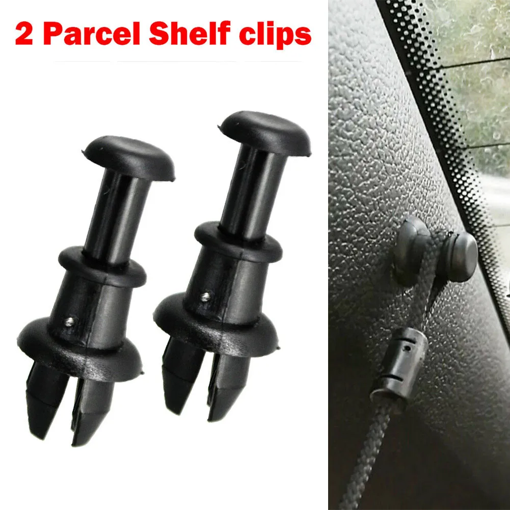 

2pcs Car Boot Parcel Shelf Clips Pins For GOLF 5 Mk6 Tigaun 5N UP Parcel Shelf Tray String Clips Hook Pivot 1M6867574A