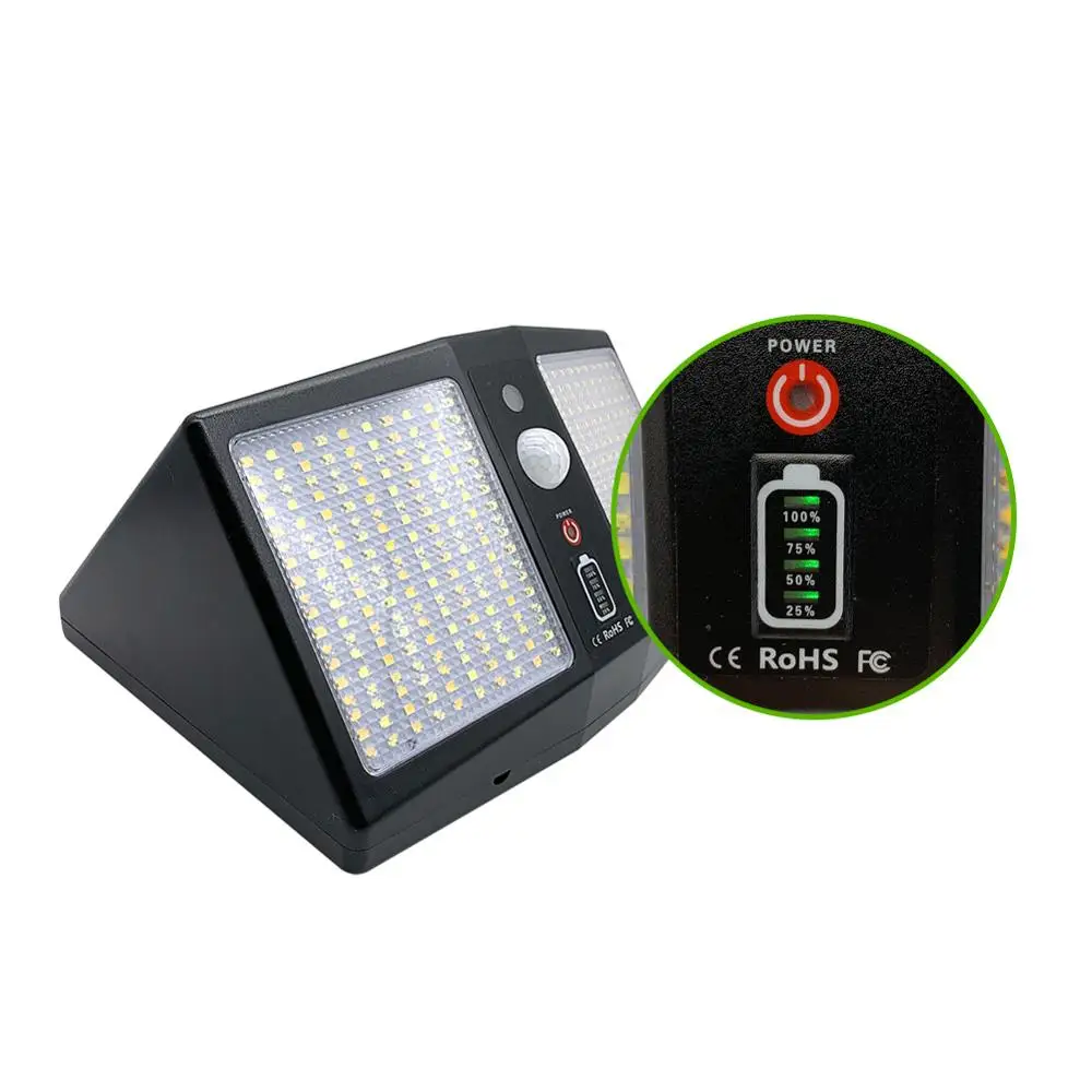 SZYOUMY 3 Color Adjustable 360 Led Solar Motion Sensor Light With Remote | Лампы и освещение