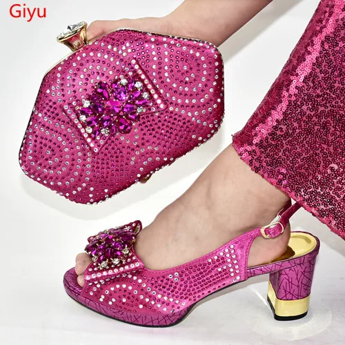 Doershow очаровательный комплект из обуви и сумки в африканском стиле 2019 итальянском