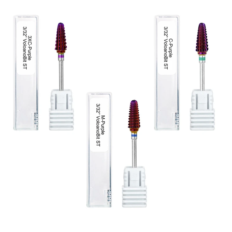 

1 Piece Nail Drill Bits Carbide Cuticle Remover Bits for Nail Grooming for Manicure Pedicure Stable Rotating