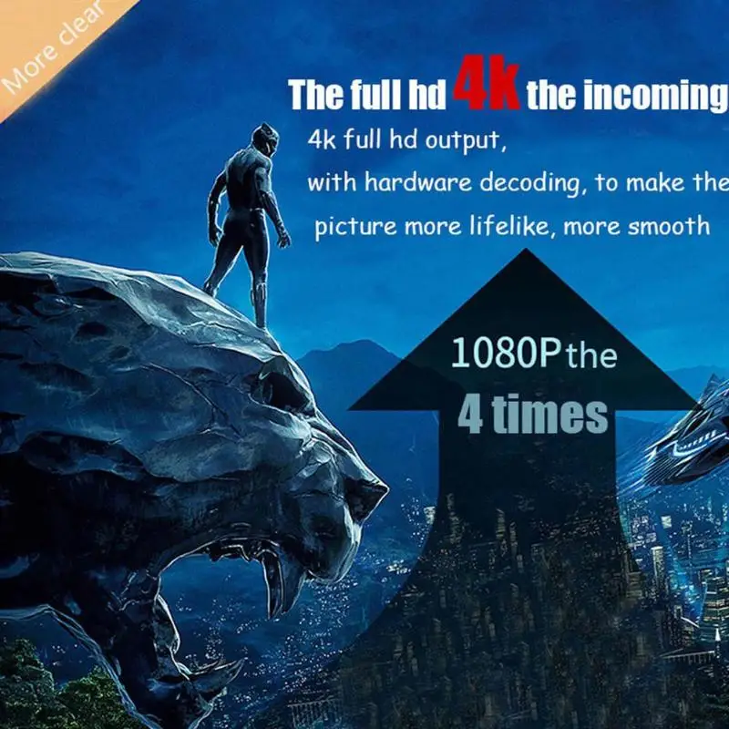 Новинка H96 Max MINI 4 + 64 ГБ Смарт ТВ бокс RK3328 Android 8 1 четырехъядерный WiF/Bluetoothi