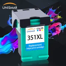 Unismar 351XL трехцветный картридж заменяет для HP 351 чернильный D4200 C4480