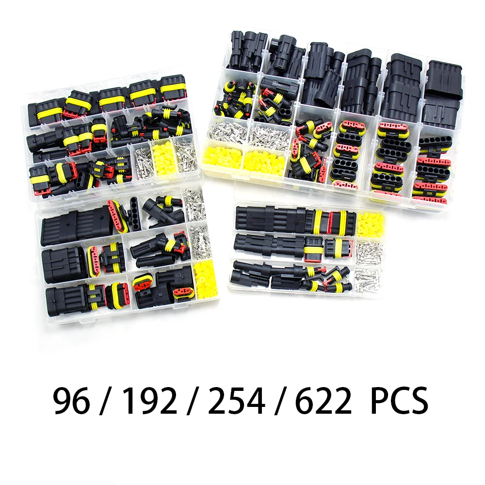 Водонепроницаемый разъемы комплект автомобильной припоя быстрый соединитель