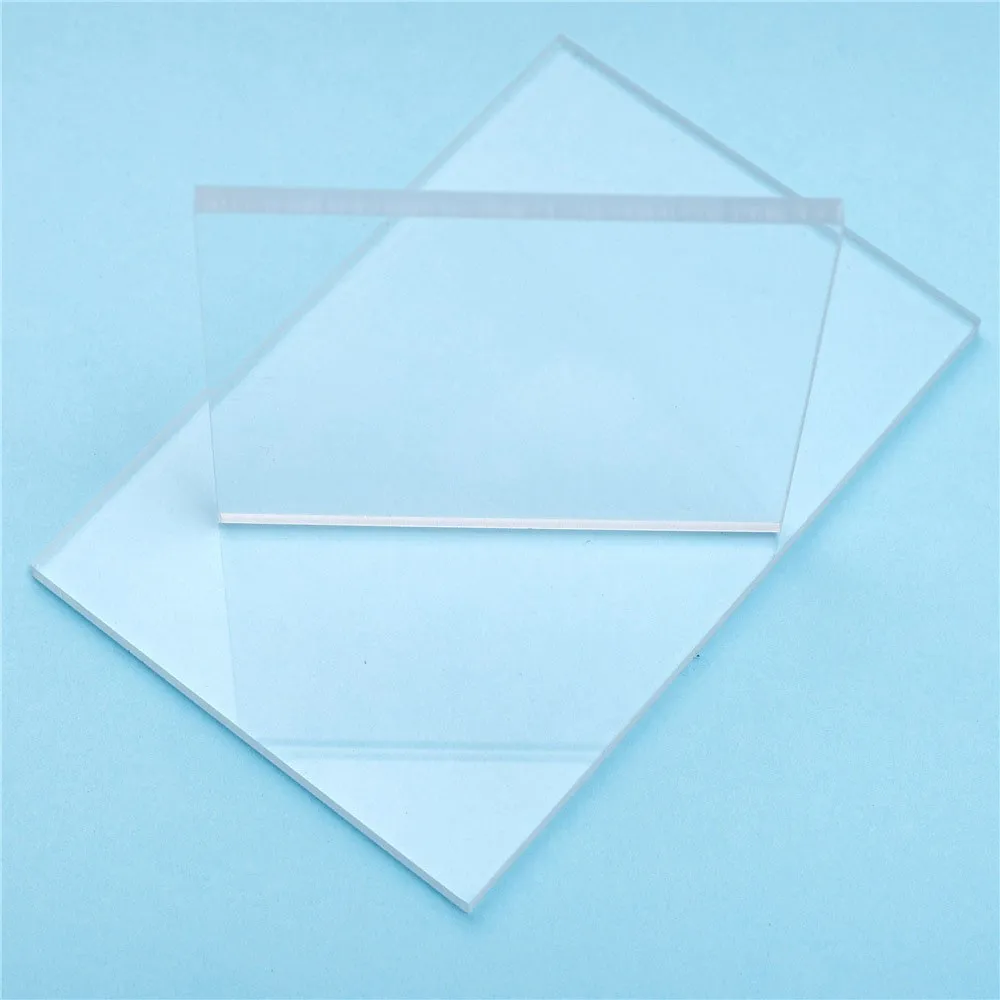 Большие акриловые наклейки Прозрачная Пластина глина акриловое органическое