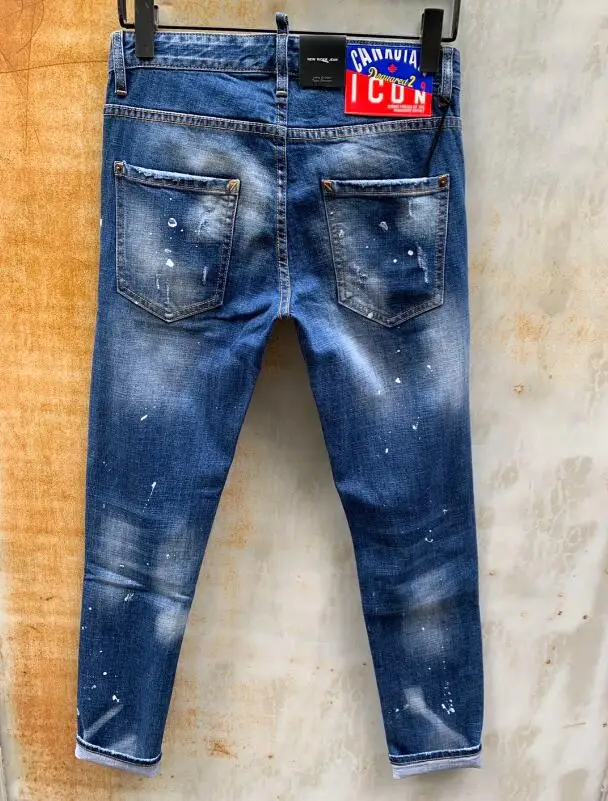 Men women jeans classic,Authentic DSQUARED2,Retro,Italian brand ,Women/Men Jeans,locomotive,Jogging jeans,DSQ9128