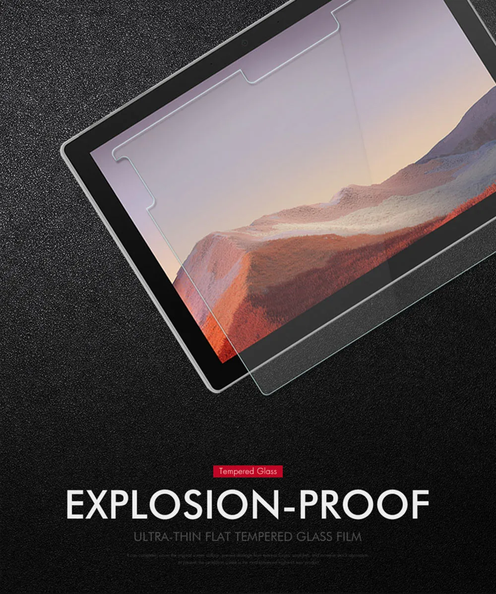 Soaptree закаленное стекло для microsoft Surface Pro 7 12,3 дюймов планшетный экран протектор Flim Surface Pro 7