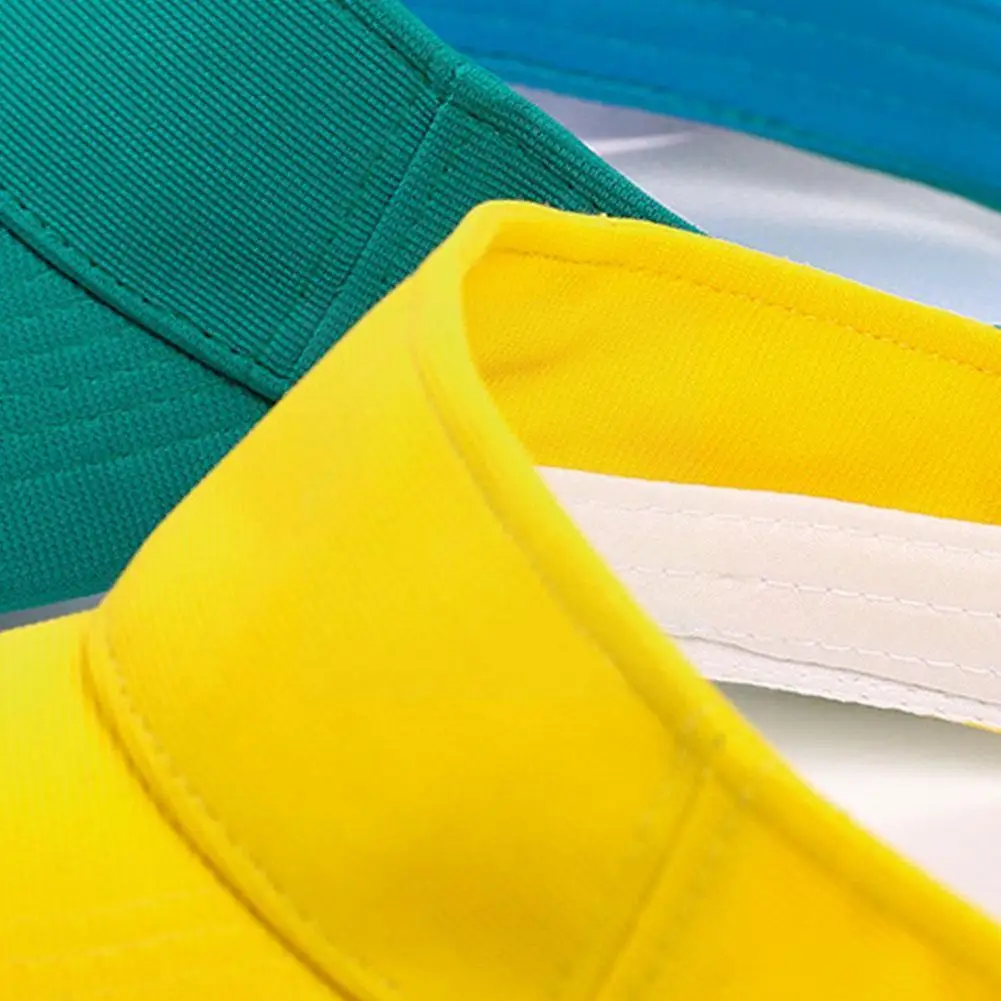 

Unisex Empty Top Visor Cap Women Sunscreen Hat Man Headdress Cap Outdoor Running Adjustable Tennis Golf Supplies C H9f3