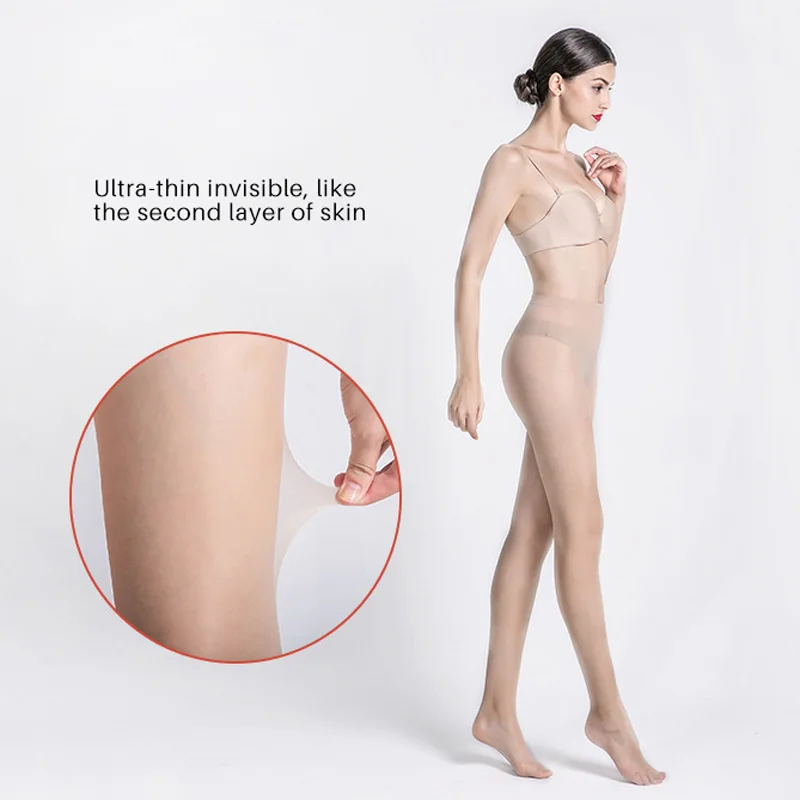 

2020 New High Elastic Nylon Stockings Women Pantyhose Sexy Tights Prevent Hook Silk Transparent Collant Medias Girl Tights