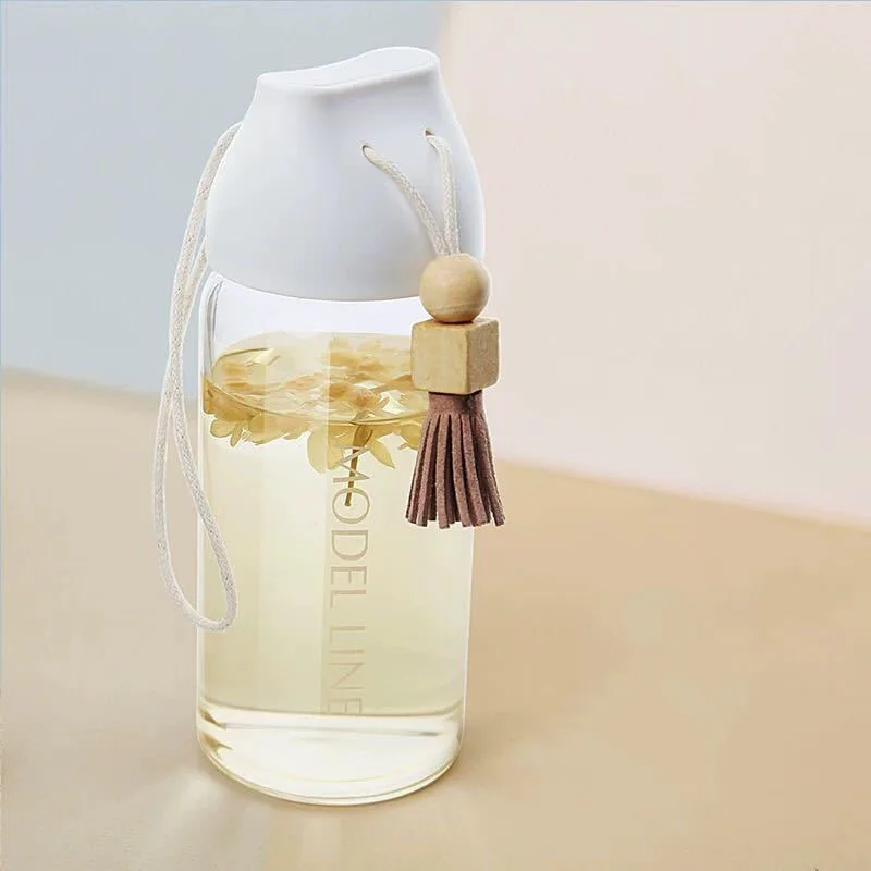 Стеклянная чашка с бахромой для женщин и студентов высокотемпературная чая