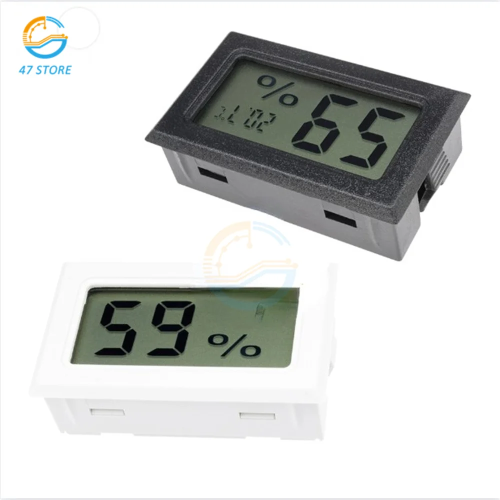 

Indoor Mini LCD Digital Thermometer Hygrometer Convenient Temperature Sensor Humidity Meter Gauge Instruments for Home Aquarium