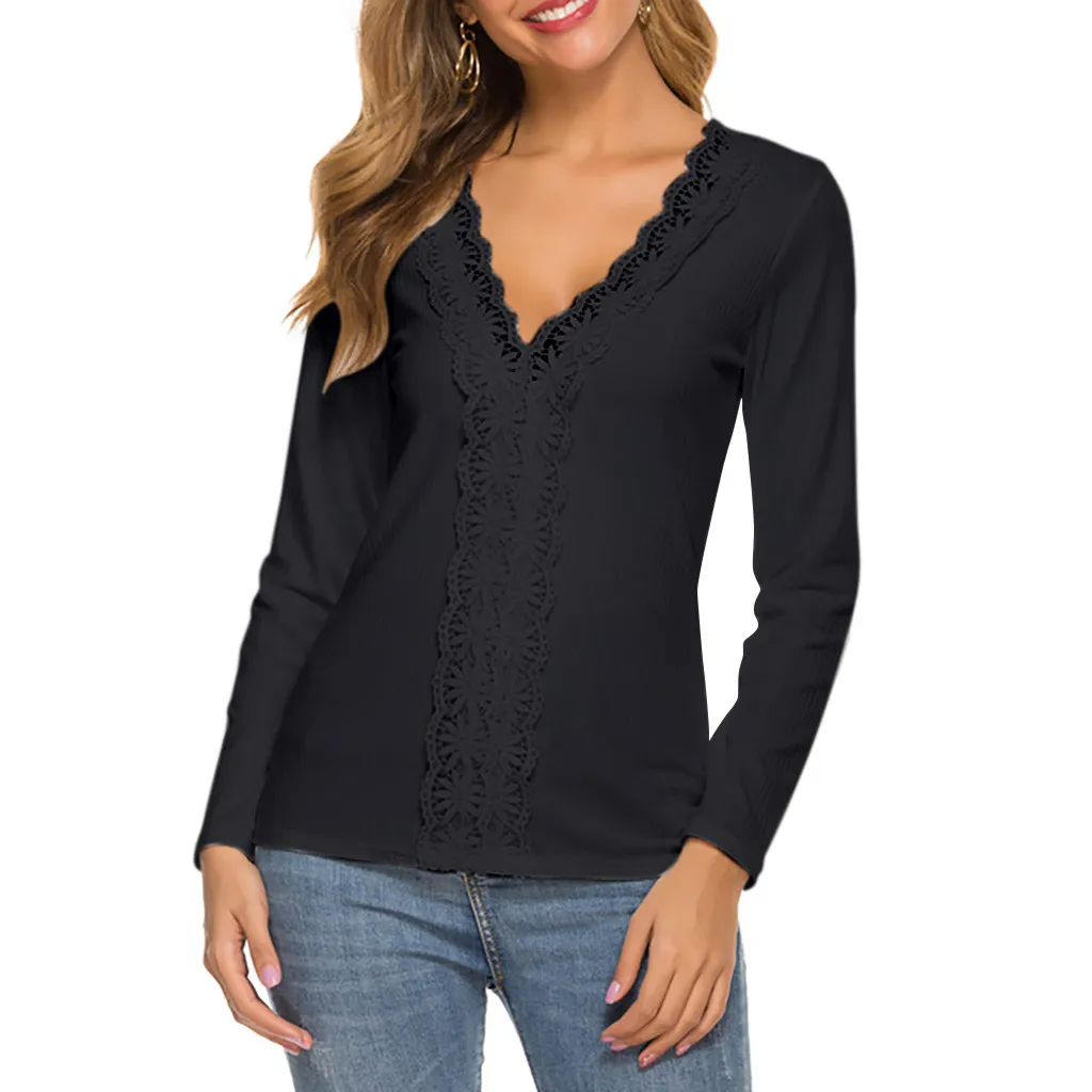 Ropa De Mujer футболки женская футболка для женщин сексуальное кружевное платье с v