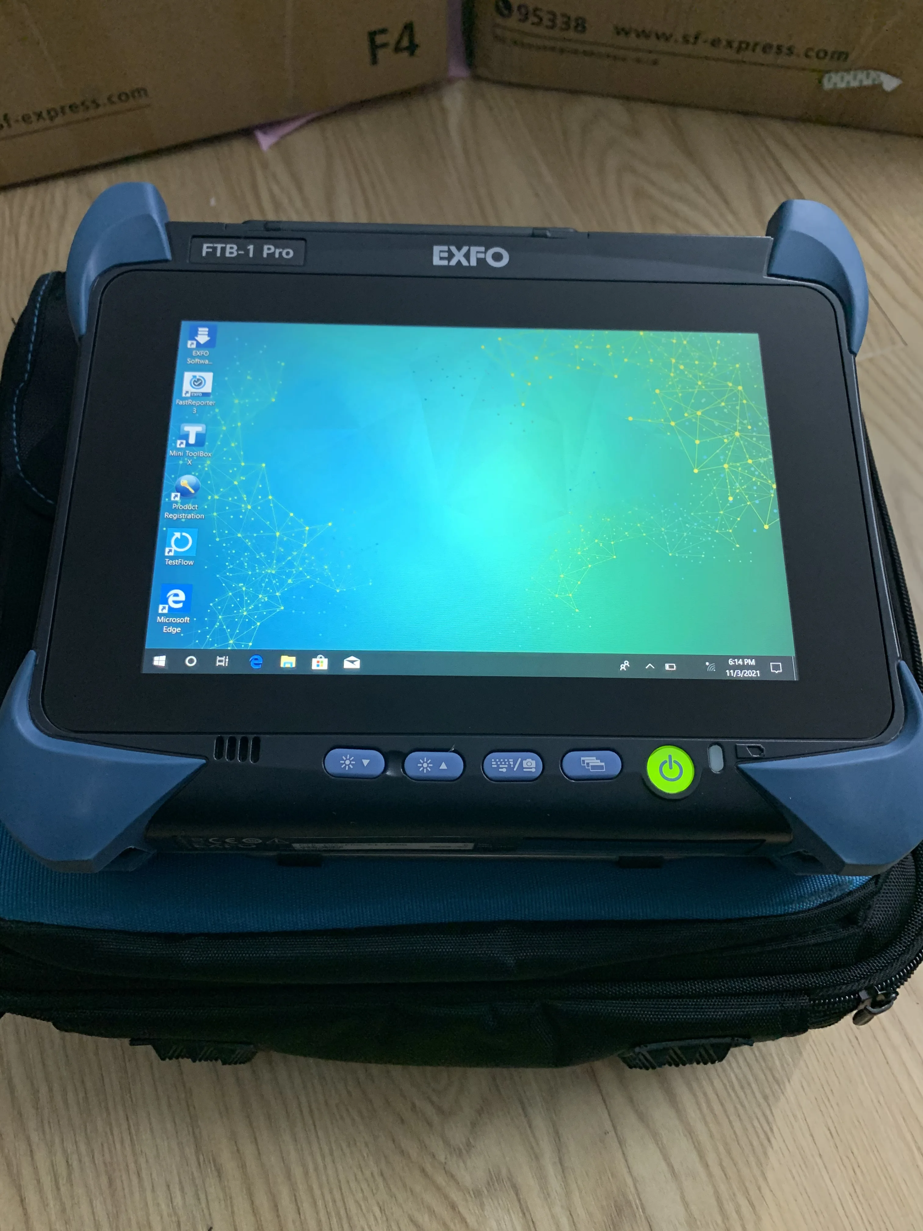 EXFO FTB-1 v2 PRO платформа с фотомодулем SM OTDR 1310/Нм динамический диапазон дБ